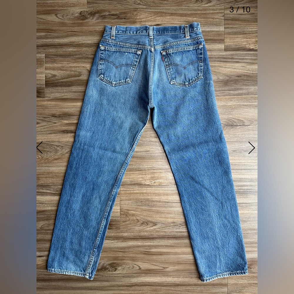 1989 Levi’s USA 501 Tag 34x34 Actual 29x29.75 vintage